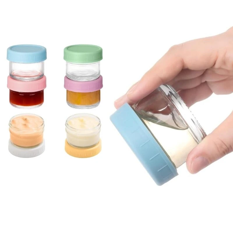 J0MC 6 piezas salsa duradera recipientes ensalada tazas aderezo para uso en casa y restaurante