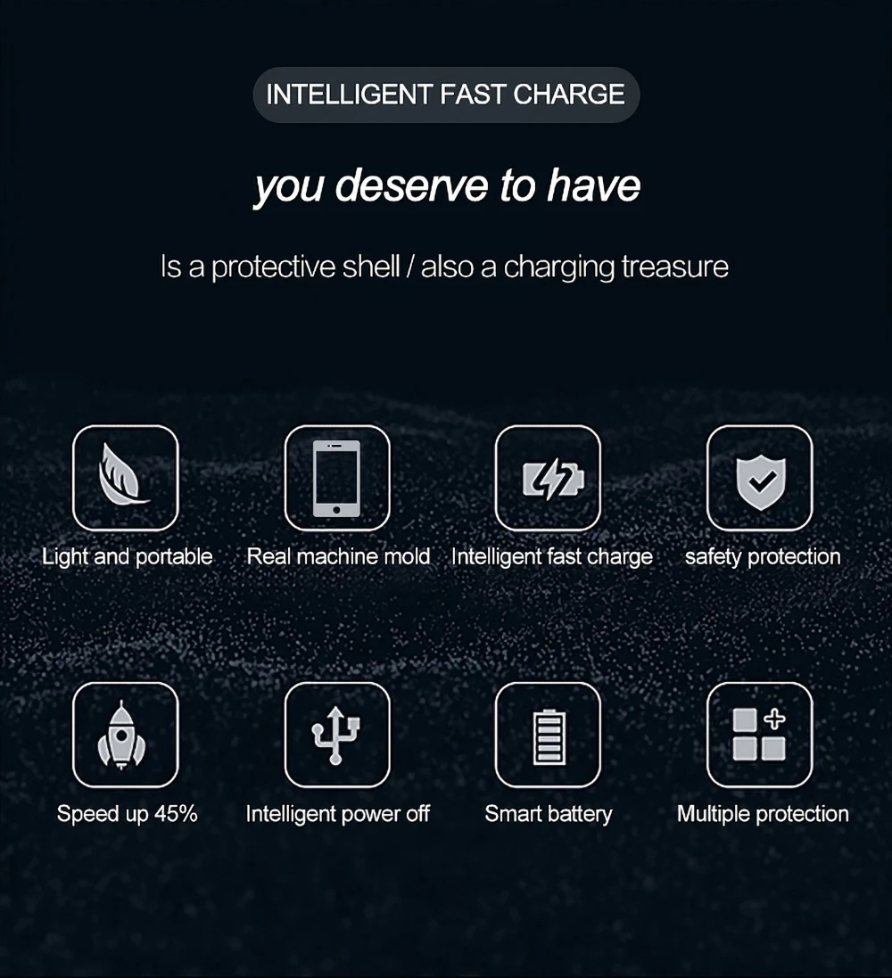 smart Battery Case for iPhone 14 13 12 11 Pro Max iPhone XS Max XR 5 6 7 8 Plus SE2 3 Portable Power Bank Charging Charger Cover