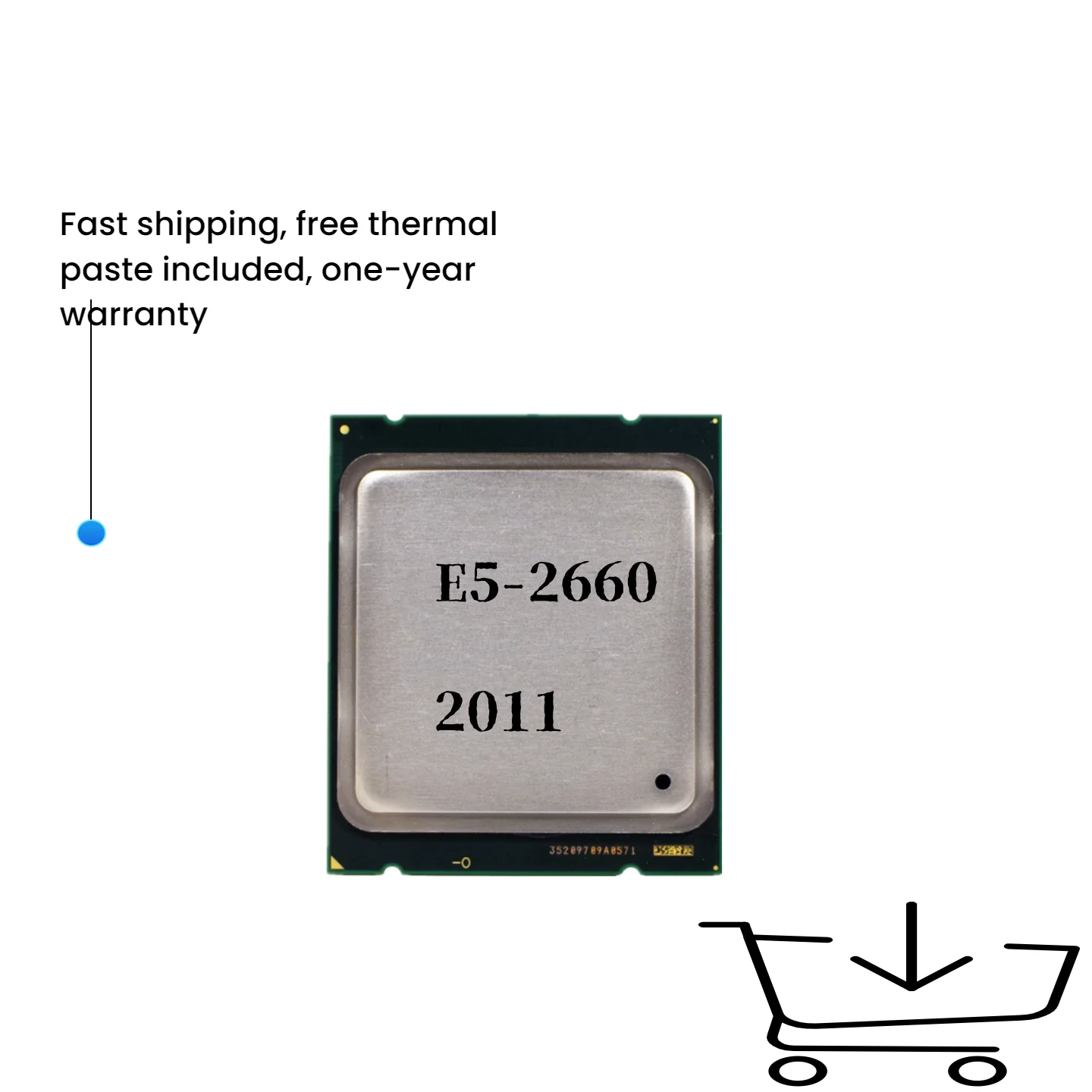 

Xeon E5-2660 E5 2660 2.2 GHz Eight-Core Sixteen-Thread CPU Processor 20M 95W LGA 2011