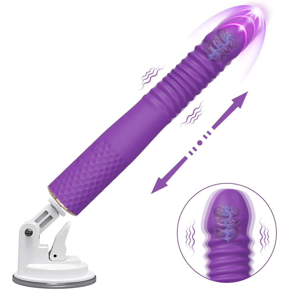 Telescopic Automatic Machine Dildo Vibrator Female G Spot Sex Toy Women Vagina Masturbation Penis Clitoris Stimulator Massager