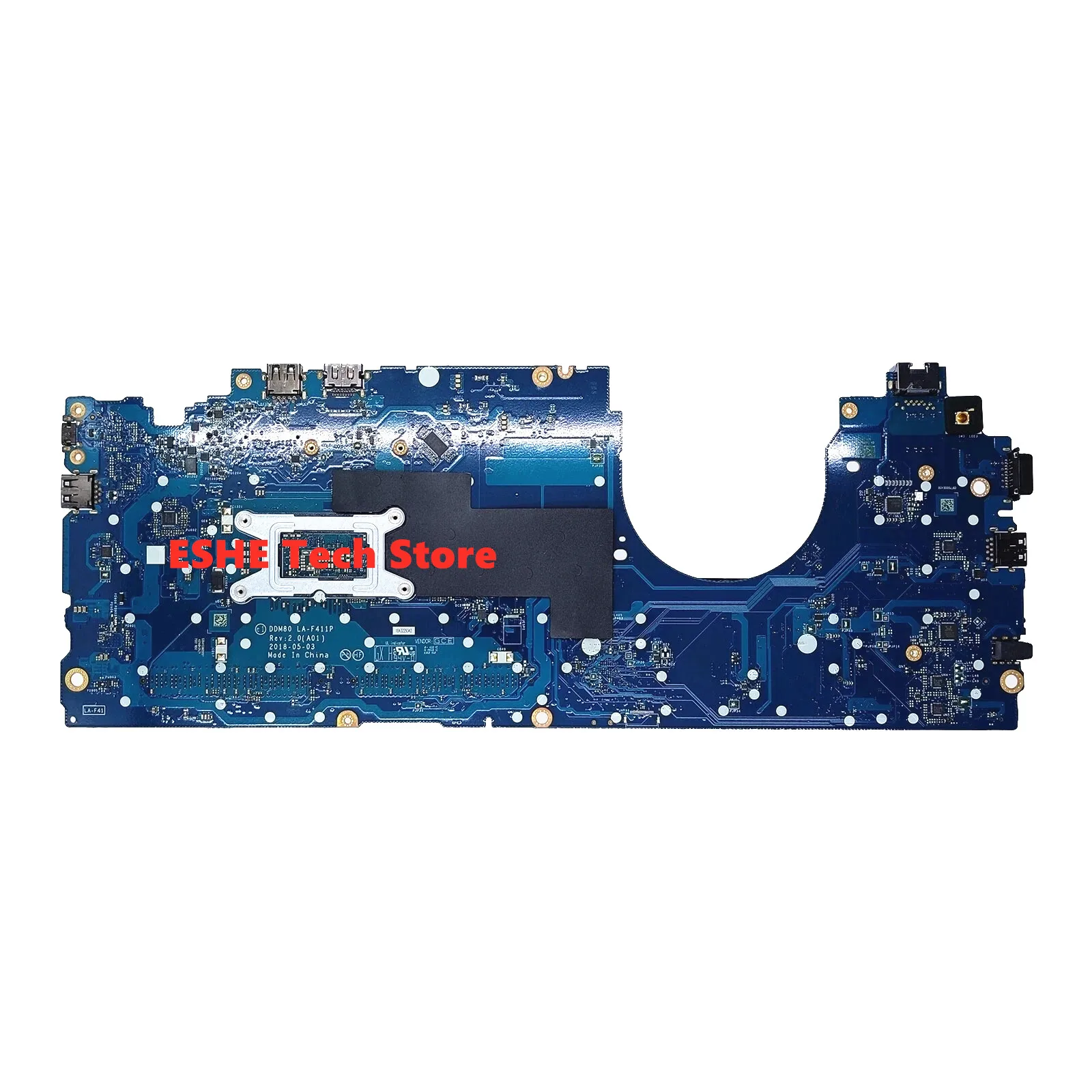 For Dell Latitude 15 5590 Laptop Motherboard DDM80 With i5 i7 7th or 8th Gen CPU CN-04H855 0XPMY5 01WVFW LA-F411P Mainboard