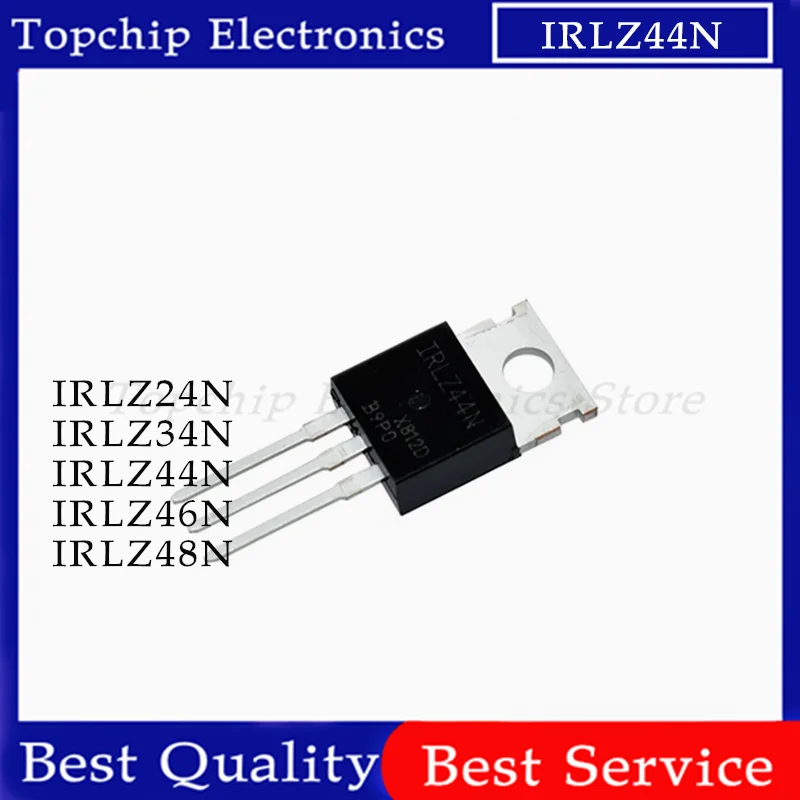10pcs IRLZ44N TO-220 IRLZ44 IRLZ44NPBF IRLZ24N IRLZ34N IRLZ46N IRLZ48N TO220 IRLZ24 IRLZ34 IRLZ44 IRLZ46 IRLZ48