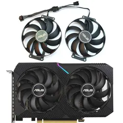 Yeni orijinal CF9010U12S ASUS su RTX 3060TI MINI GPU Fan, ASUS RTX 3060TI 、 3060 、 3050 、 RX 6500XT 、 6400 ekran kartı soğutma fanı