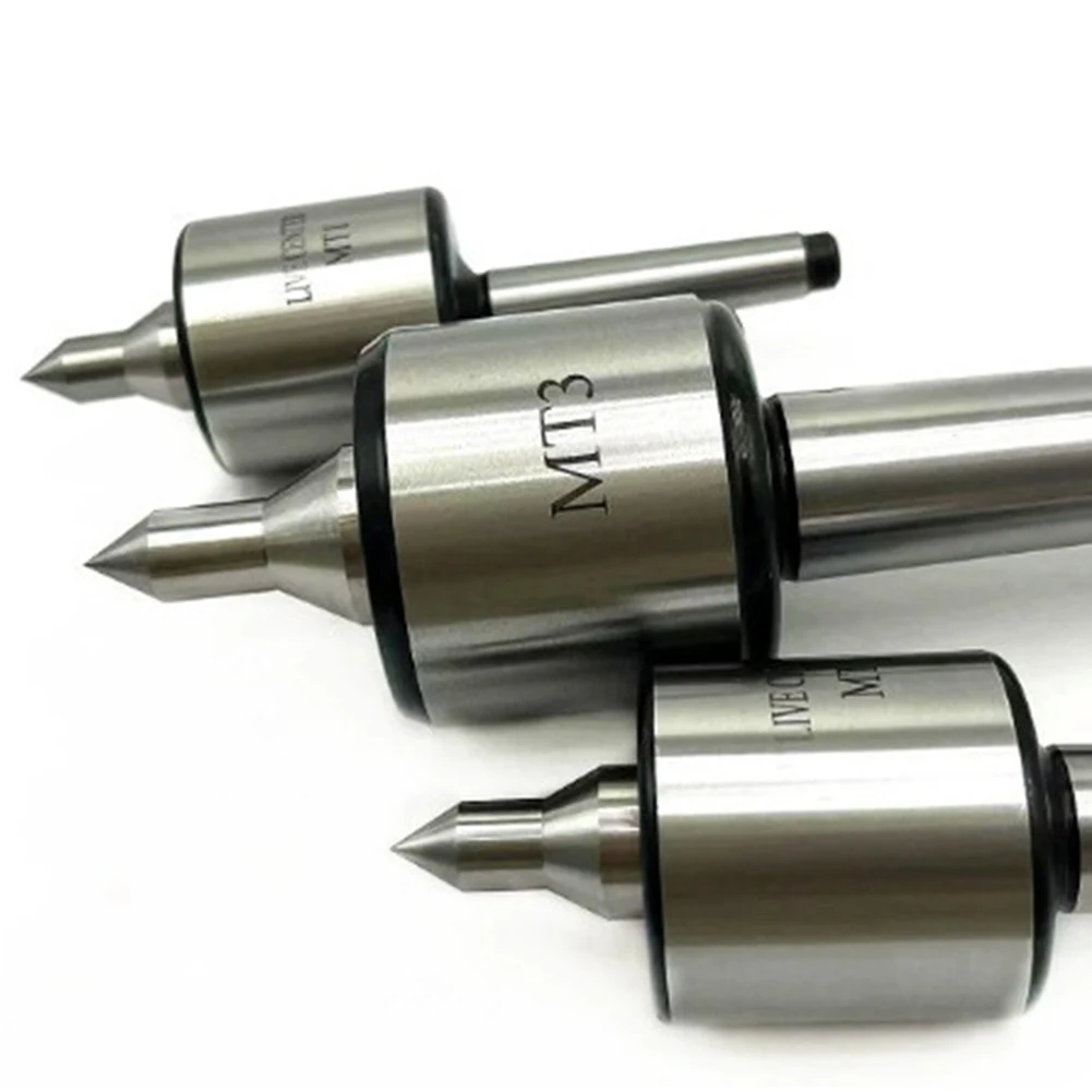 MT3 Steel Lathe Live Center Taper Tool Bearing  Revolving Milling Center Taper Rotary Thimble Lathe Centers CNC Metalworking