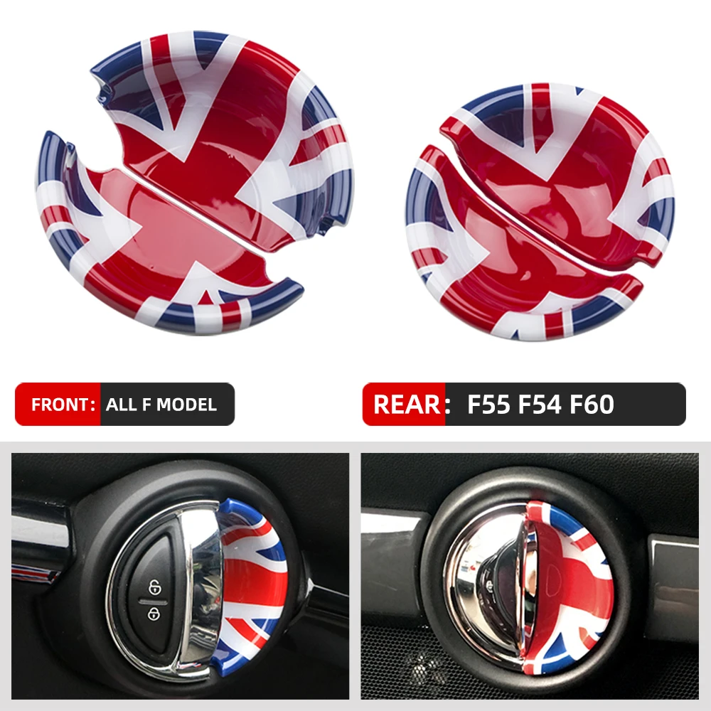 ABS пластик УФ защищенный стиль мини-луч чехол на дверные ручки аксессуар для Mini cooper F56 F57 F54 F60 F55