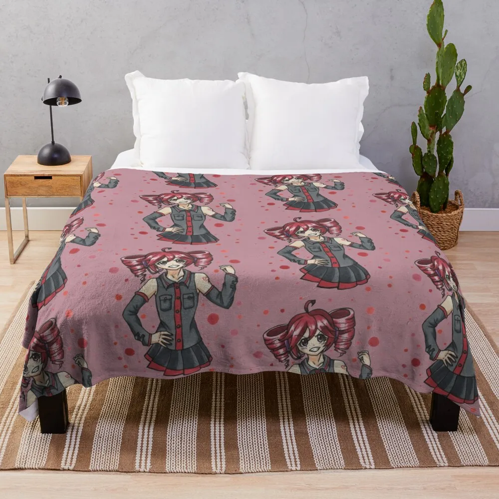 Teto Kasane Throw Blanket Hairys Bed linens Plaid Blankets