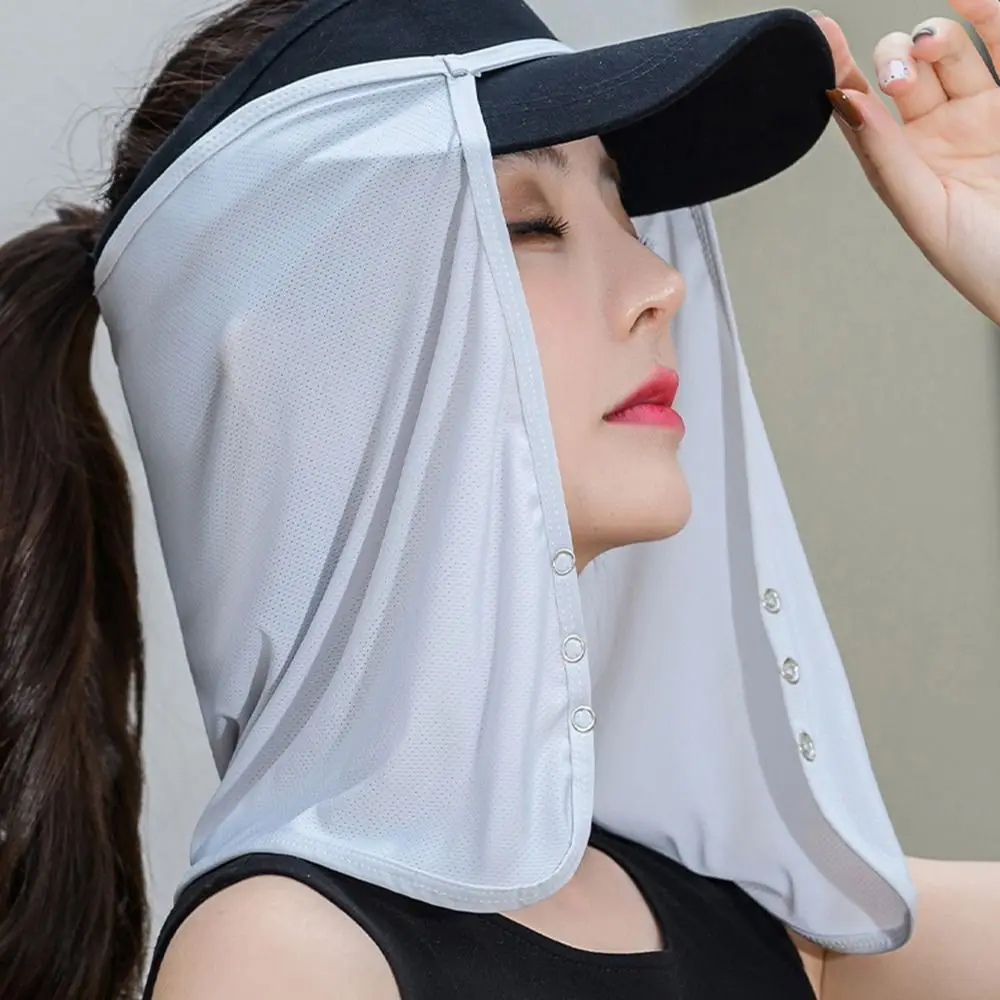 

Protection Neck Protection Cap Mask For Women Outdoor Face Scarves Sunscreen Mask Anti-uv Face Cover Face Scarf Sunscreen Veil