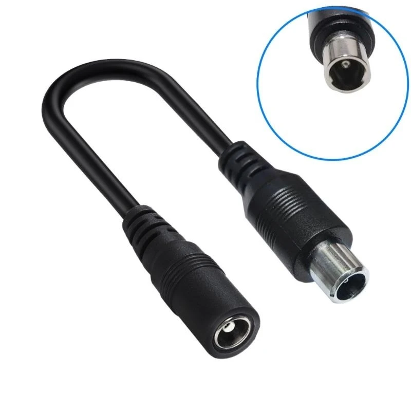 Spina convertitore adattatore CC 5,5 mm * 2,1 mm femmina a XLR 3 pin 5,5 * 2,5 mm 8,0x1,6 mm connettore adattatore