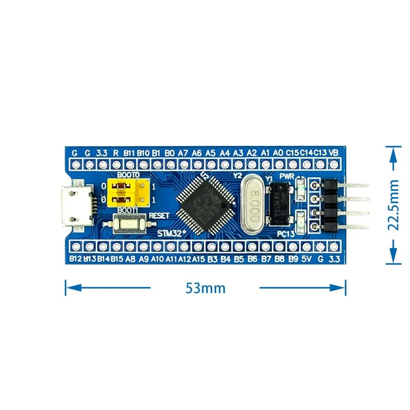 ST-LINK V2 Simulator Unduh Programmer STM32F103C8T6 ARM STM32 Papan Pengembangan Sistem Minimum STM32F401 STM32F411