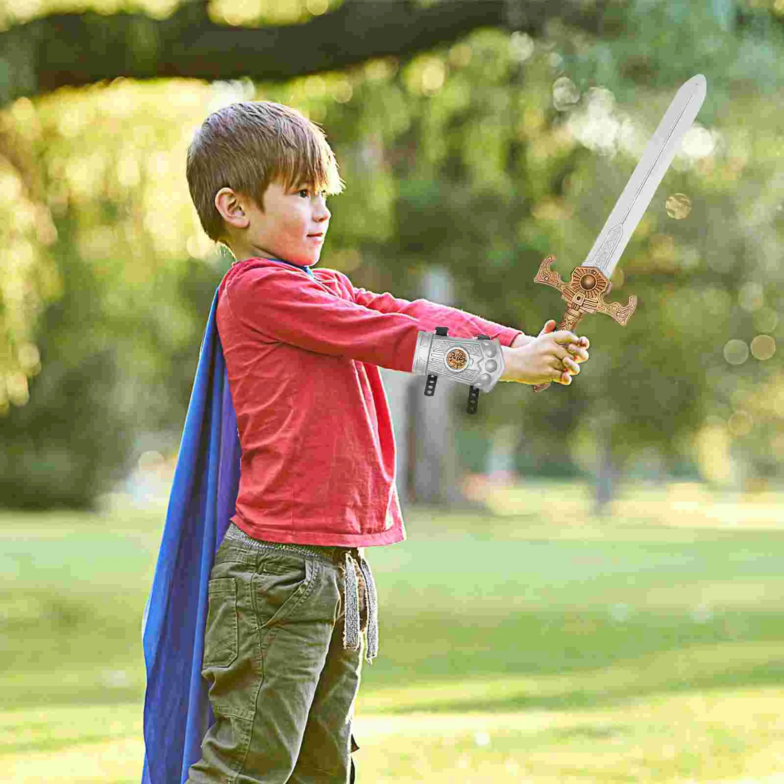 Outfits Ritter verkleiden sich für Jungen Anzug Halloween Kostüme Cosplay Spielzeug The Shield