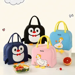 Cute Cartoon Handbag Waterproof Thermal Insulated Children Lunch Bag Portable Student Lunch Box Boys Girls Picnic Bento Bags 가방