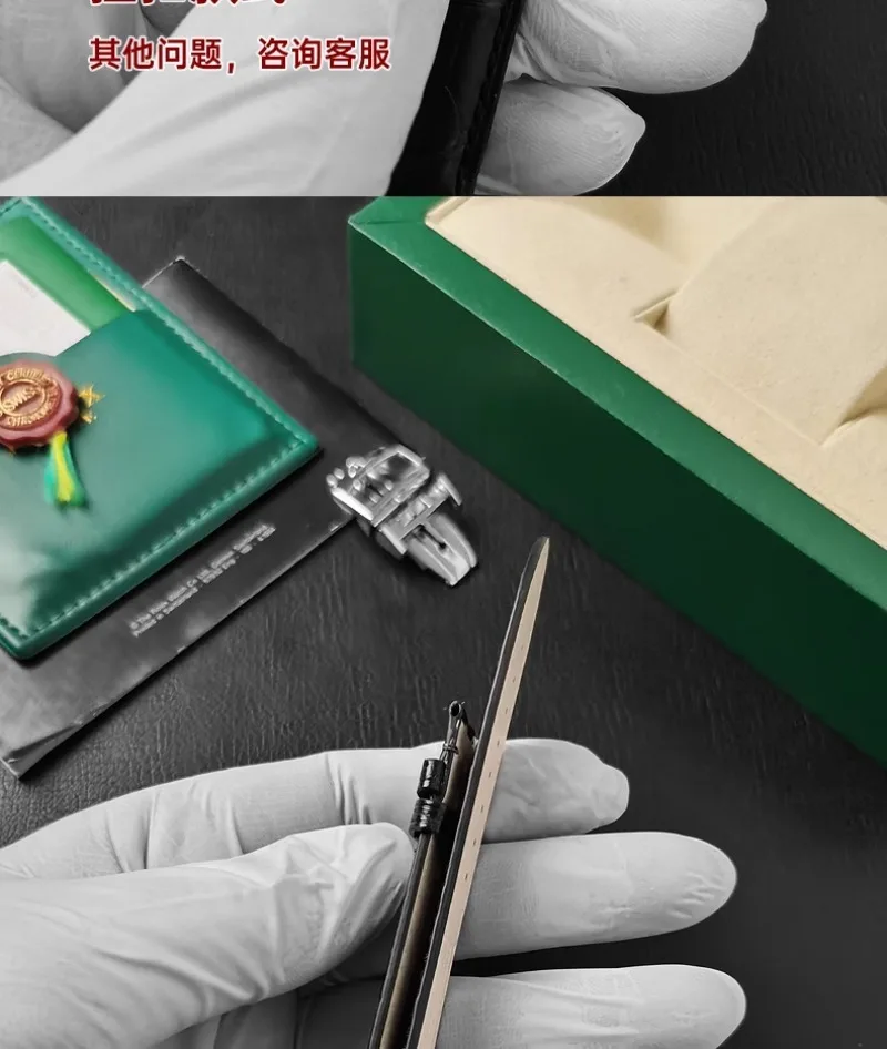 FUYIJIA Custom J-aeger-LeC-oultre 1368430 Original Watchband 20MM×18MM 21MM×18MM Crocodile Skin Strap Butterfly Buckle Wristband