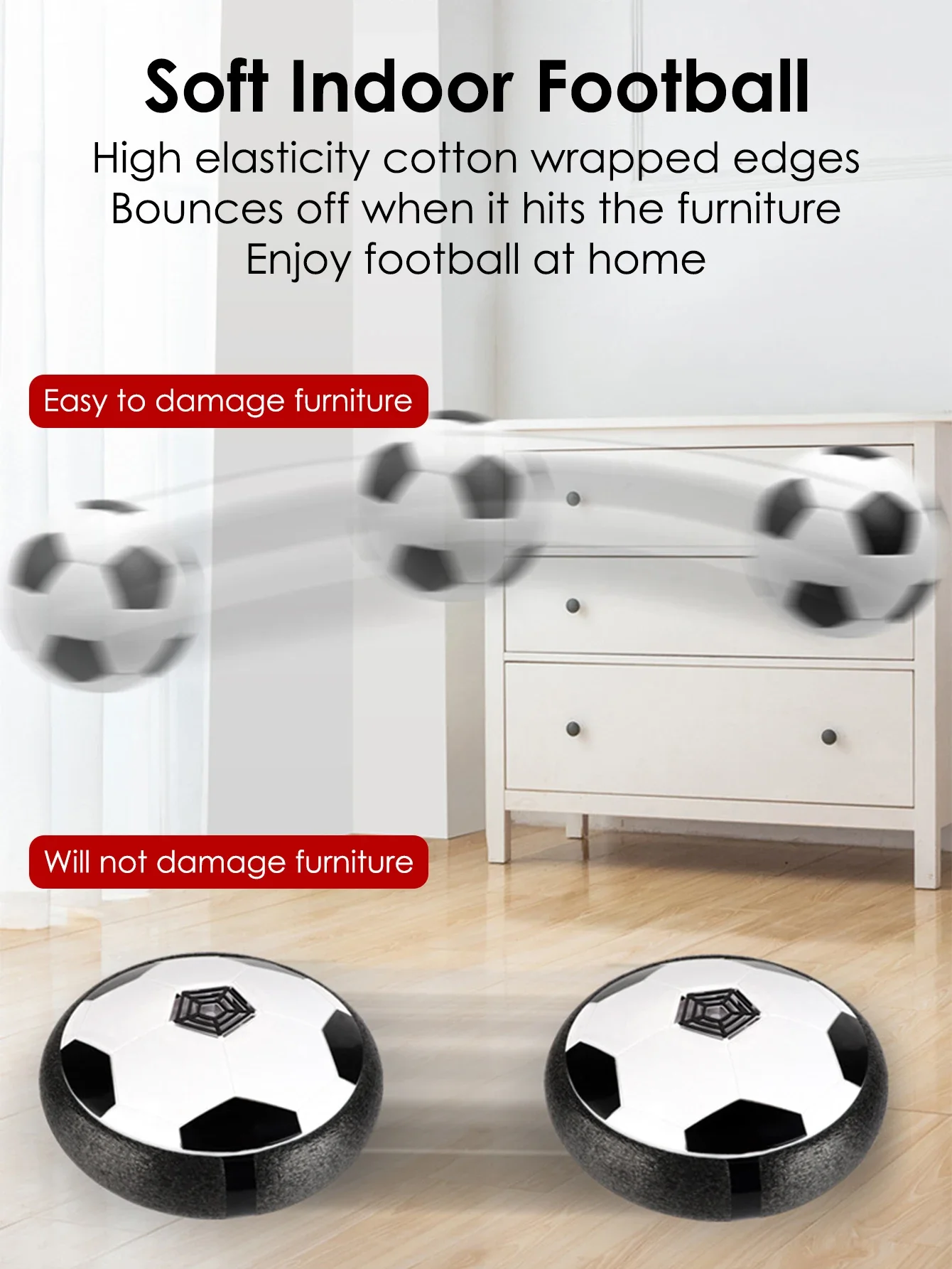 1 stks Drijvende Voetbal Kinderen Interactieve Voetbal Elektrische Indoor Ouder-kind Interactief Sport Speelgoed Creatief Sport Speelgoed