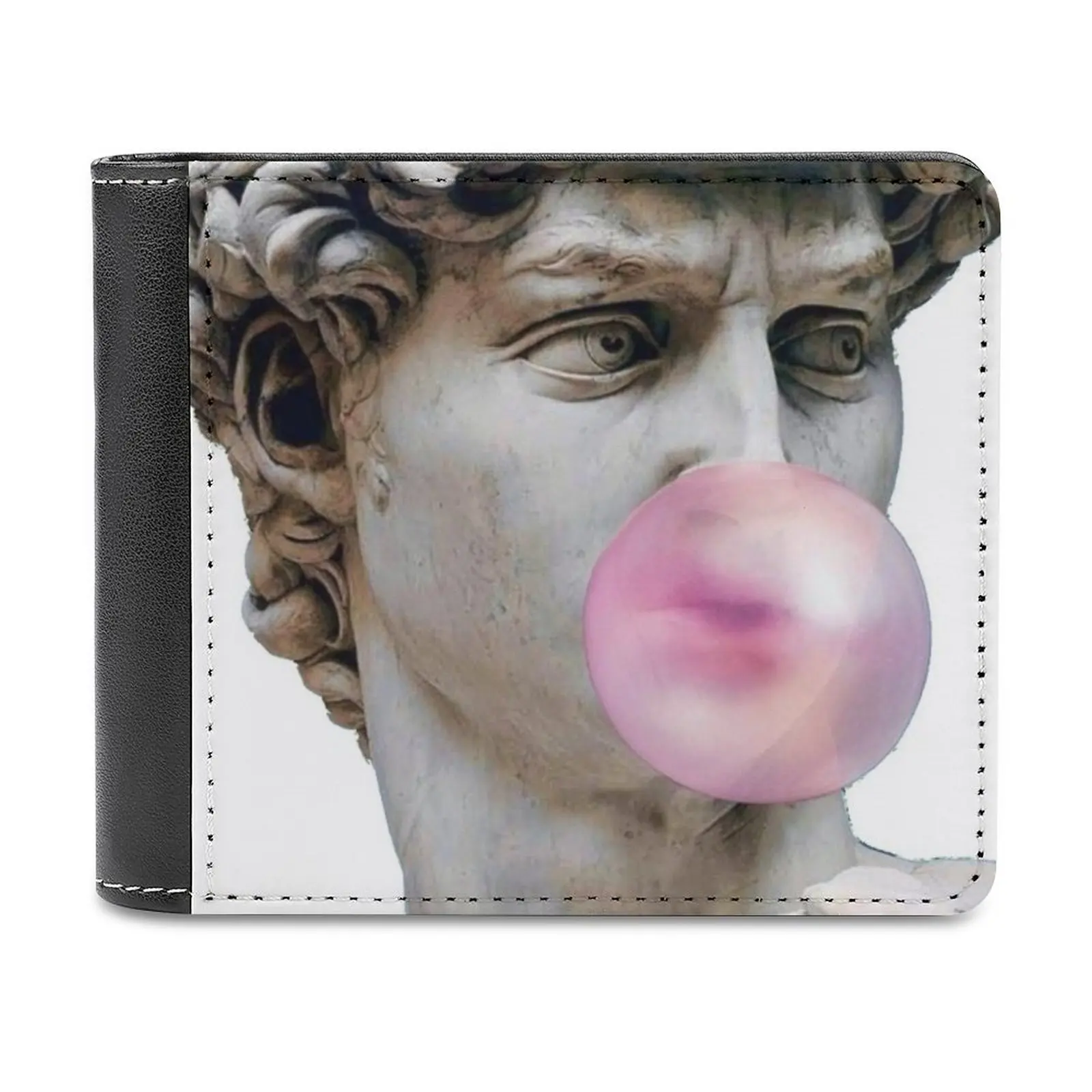 

David With Bubble Gum Soft Men Wallets New Purse Credit Card Holders For Male Purses Men Wallet David Michelangelo Michel Ange