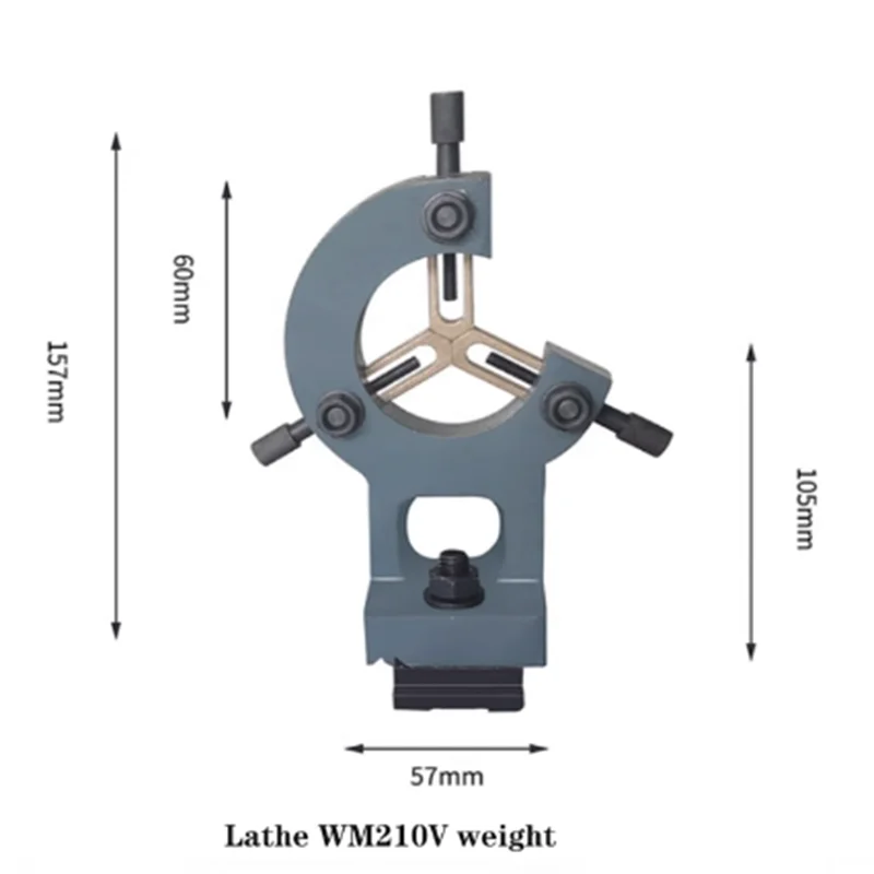 WM180V WM210V Mini Lathe Center Frame Tool Holder Household Stable Woodworking Metal Lathe Bracket Accessories Tool