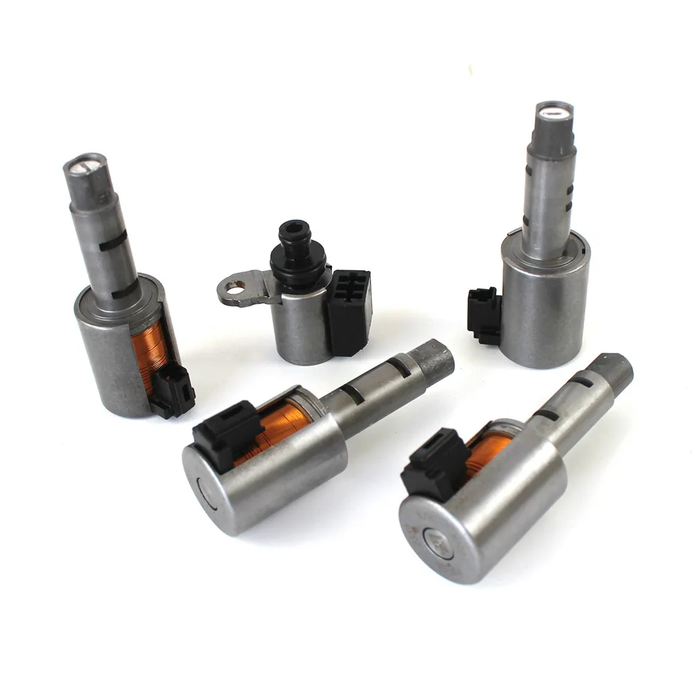RE0F11A JF015E CVT Transmission Solenoids 5PCS For Nissan Note Sentra Tiida Versa Suzuki Swift Automatic Gearbox Parts