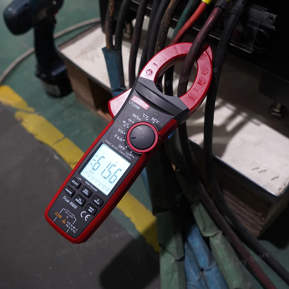 UNI-T المشبك متر UT202A + UT204 + UT210D UT210E UT207B UT208B مقياس التيار الكهربائي المشبك الرقمي المتعدد كماشة كهربائي مقياس التيار الكهربائي