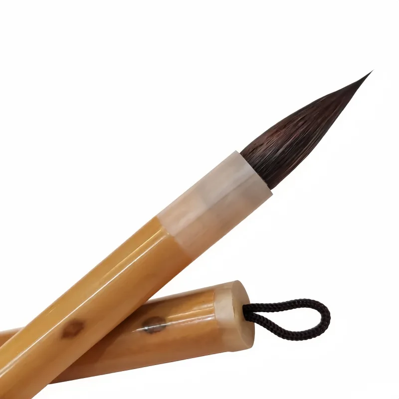 Mixed Hair Chinese Calligraphy Brush Small Regular Script Brush Ouyang Style Landscape Painting Brushes Chinese Calligraphy Gift
