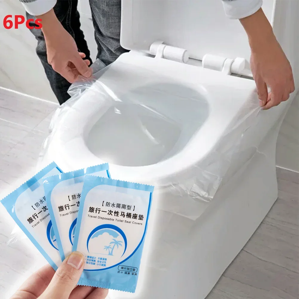 Toilet Seat Cover Toilet Cover Toilet Bathroom Home Non Slip Plastic Anti Bacterium Waterproof White Clean Hygienic Compact