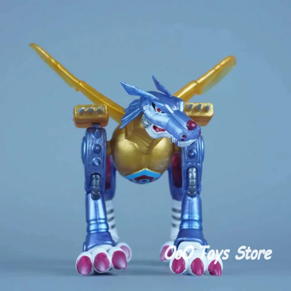 9 سنتيمتر أنيمي ديجمون مغامرة الشكل المعادن Garurumon عمل أرقام البلاستيكية جمع نموذج لعب للأطفال الهدايا