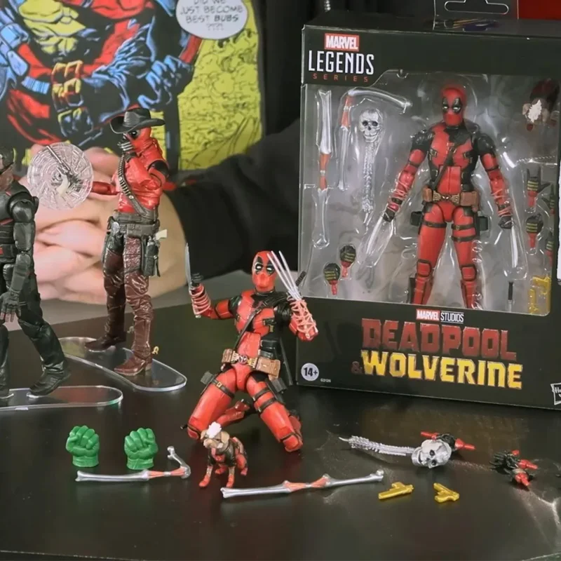 

Официальная подлинная версия Дэдпула «Deadpool и Росомаха» ‌ и Dogpool ‌ изысканный подарок на день рождения, игрушка, подвижная фигурка
