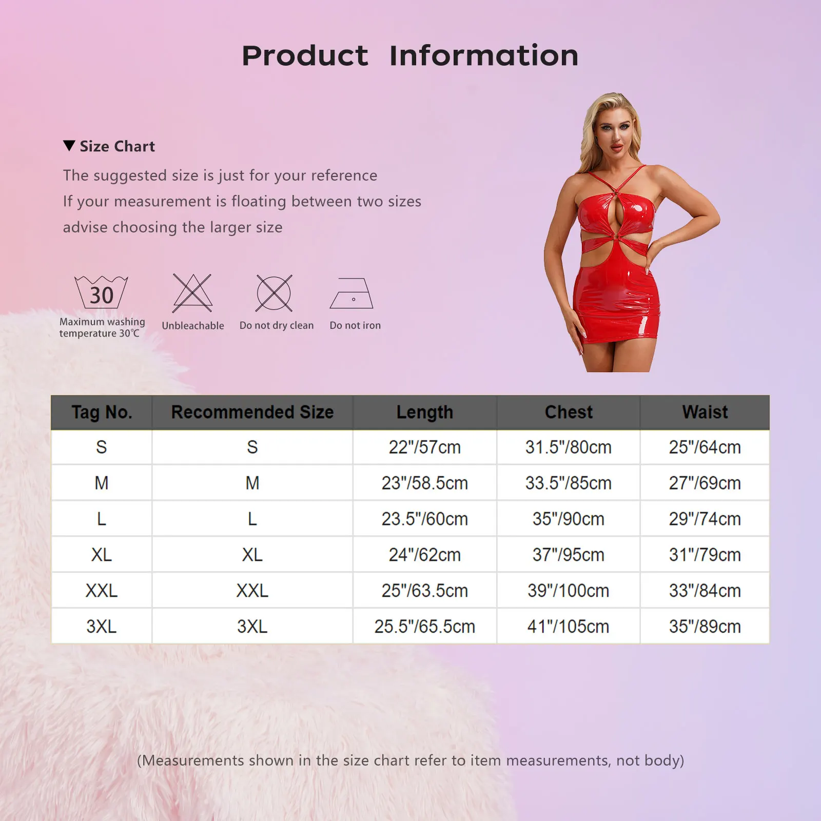 Womens Wet Look Latex Mini Dress PU Leather Lingerie Halter Bodycon Dress Latex Catsuit Hollow Out Short Dress Rave Clubwear