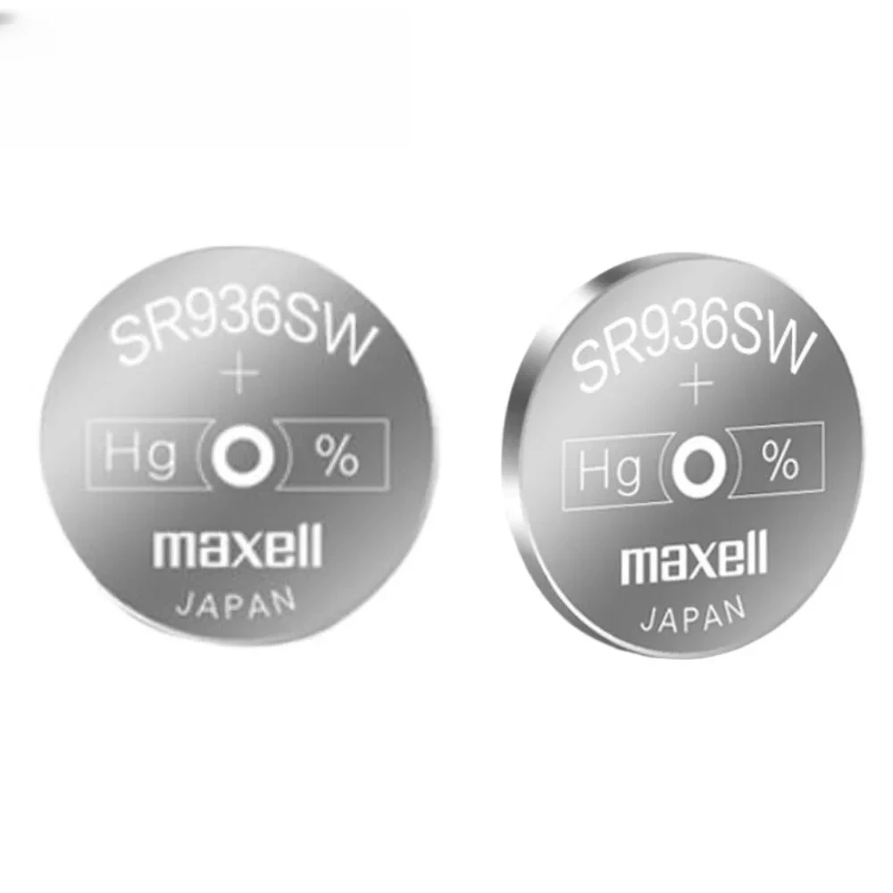 2-100PCS Maxell SR936SW Silver Oxide Button Battery 1.55V Coin Cell for Wrist Watch Toys Calculator Small Electronic Gadgets view 2