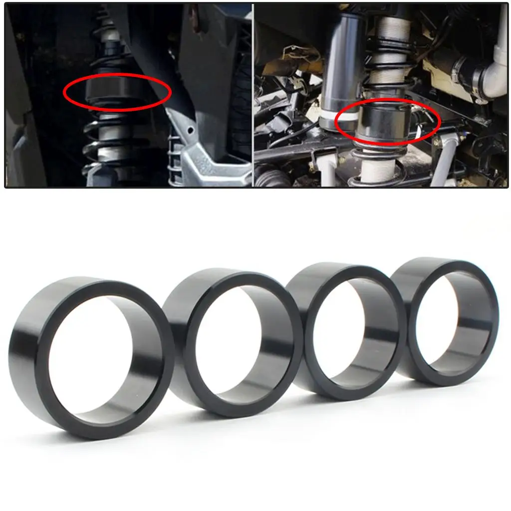 2.5 Inch Suspension Lift Spacer Kit Aluminum Shock Absorber Bushing for CAN AM Outlander 650 800 ATV Motorcycle Offroad Upgrade