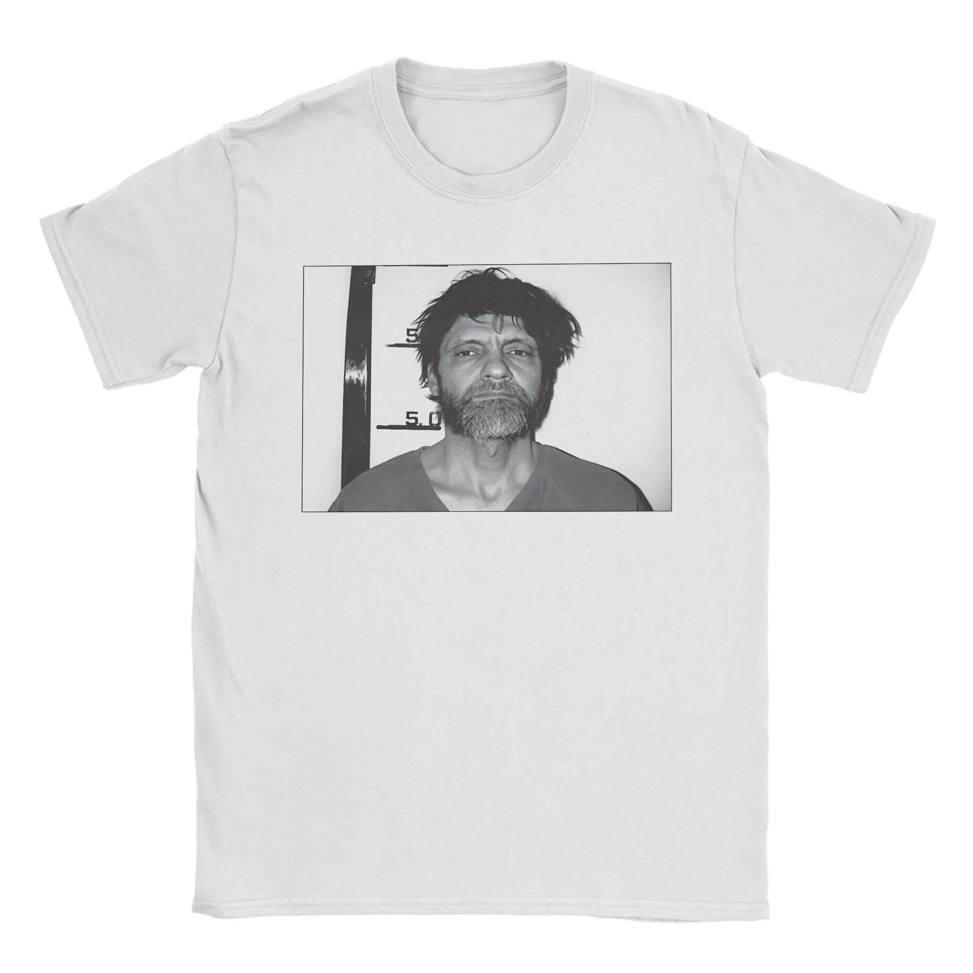 Man T-Shirt Ted Kaczynski T Shirts Trendy Cool  Summer Tees Y2K Funny Print Cotton Clothes Plus Size