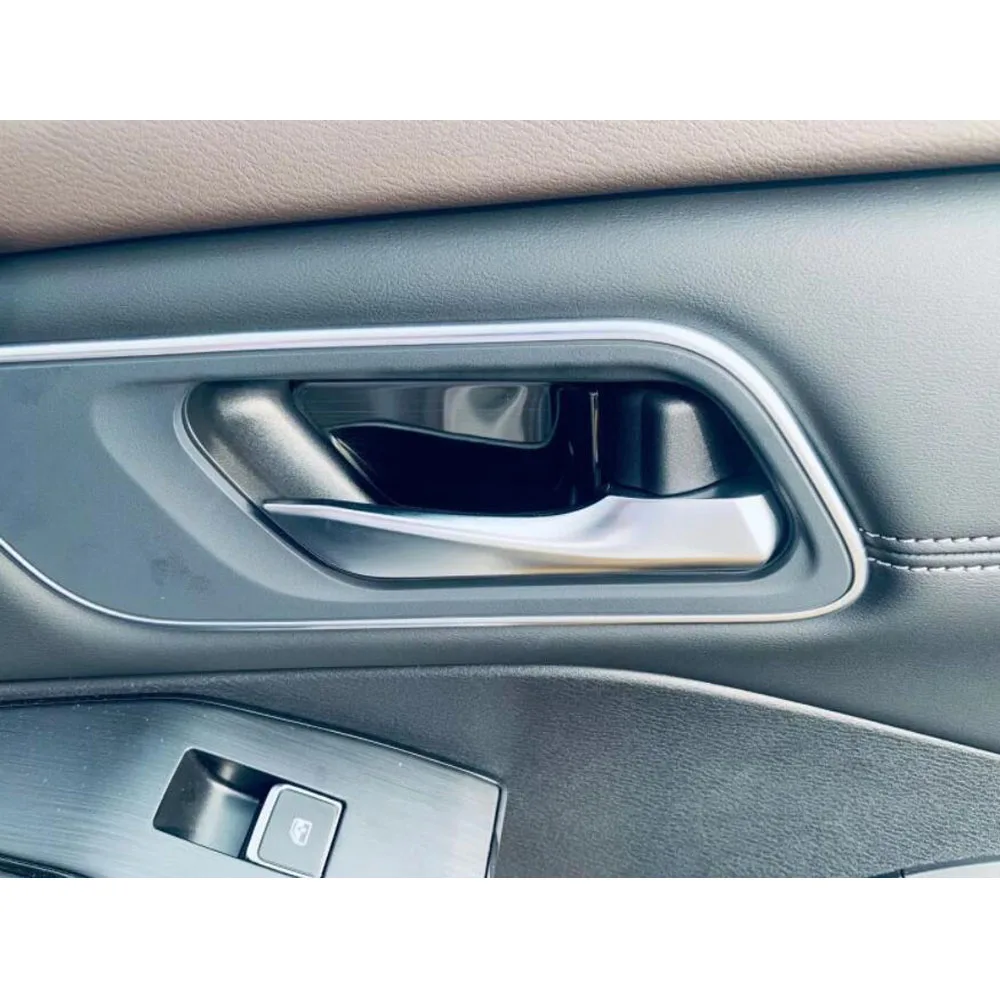 لنيسان X-trail Xtrail Rogue T33 2021 2022 2023 2024 2025 الصلب درابزين مسند الذراع الباب السلطانية ملصق غطاء الكسوة الملحقات