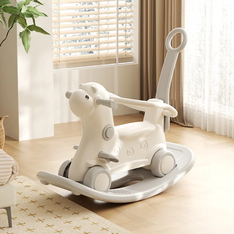 子供用多機能トランポリンロッキングホースおもちゃ、安全なベビーロッキングホース、屋内幼児アクティビティプレイ、乗用玩具馬