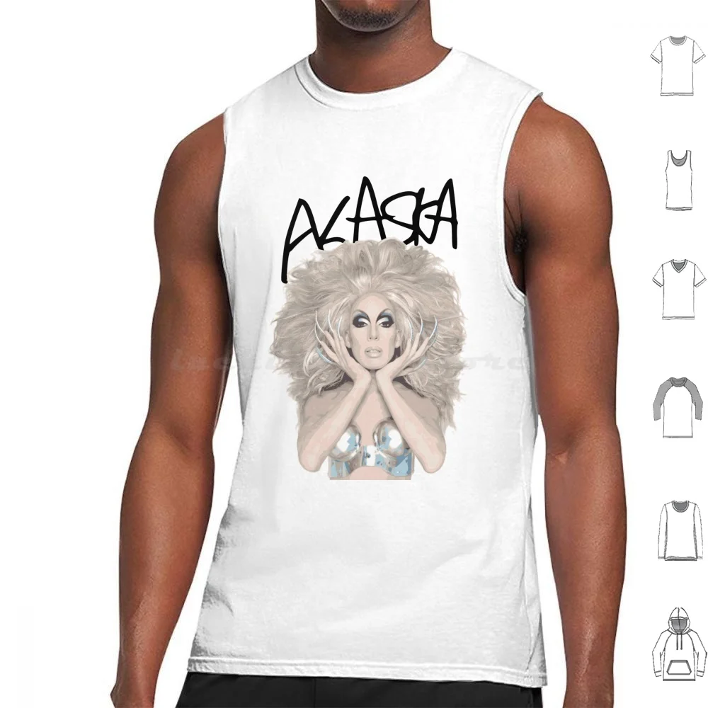 Alaska Thunderf Tank Tops Print Cotton Alaska Drag Rupaul