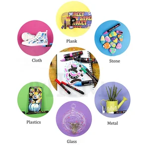 1pc uni posca Marker PC-8K Pop Pop Poster Waterdrop Werbung/Graffiti Marker 8mm Nib Nib Helle und farbenfrohe Zeichen Plumne 8 Hauptverkauf POCA PC 8K - №3