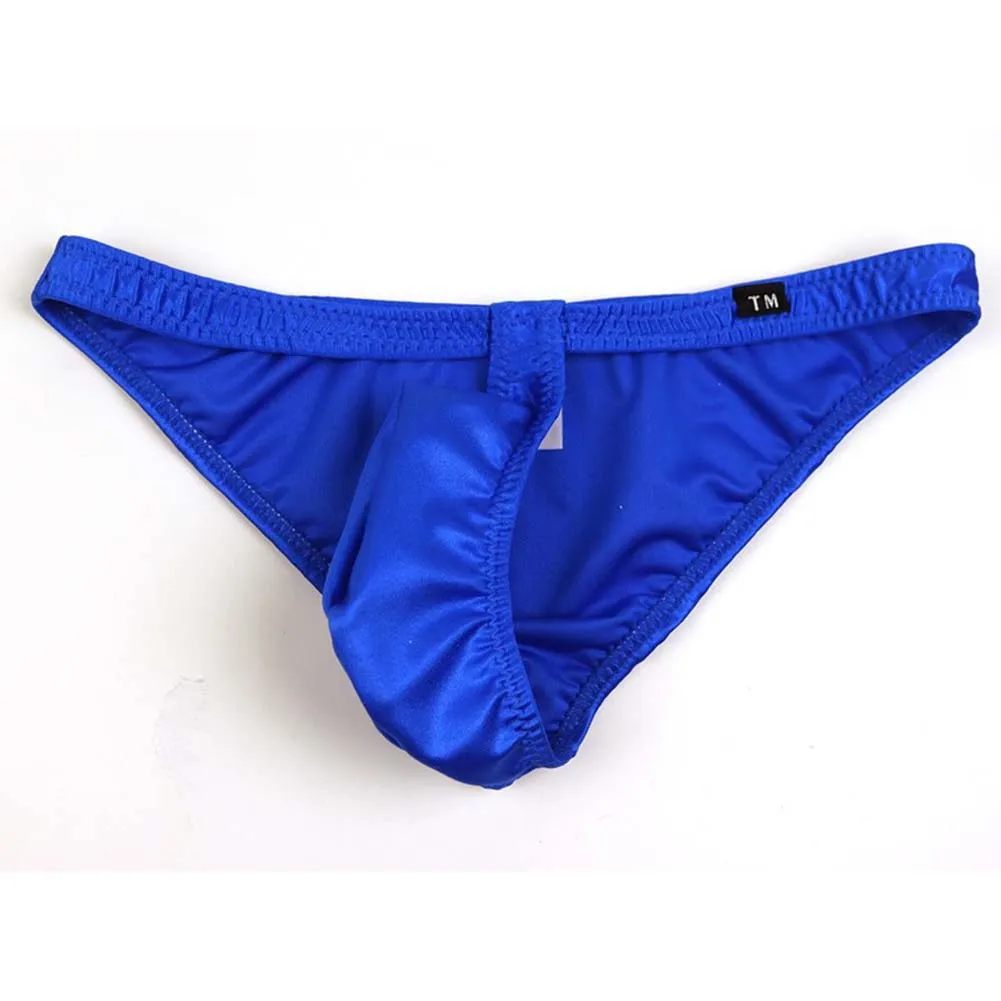 1pc Men Small Bulge Pouch Thin Belt Briefs Sexy Gay Butt Exposed Thongs Underwear LowRise Erotic Lingerie Breathable Pantie