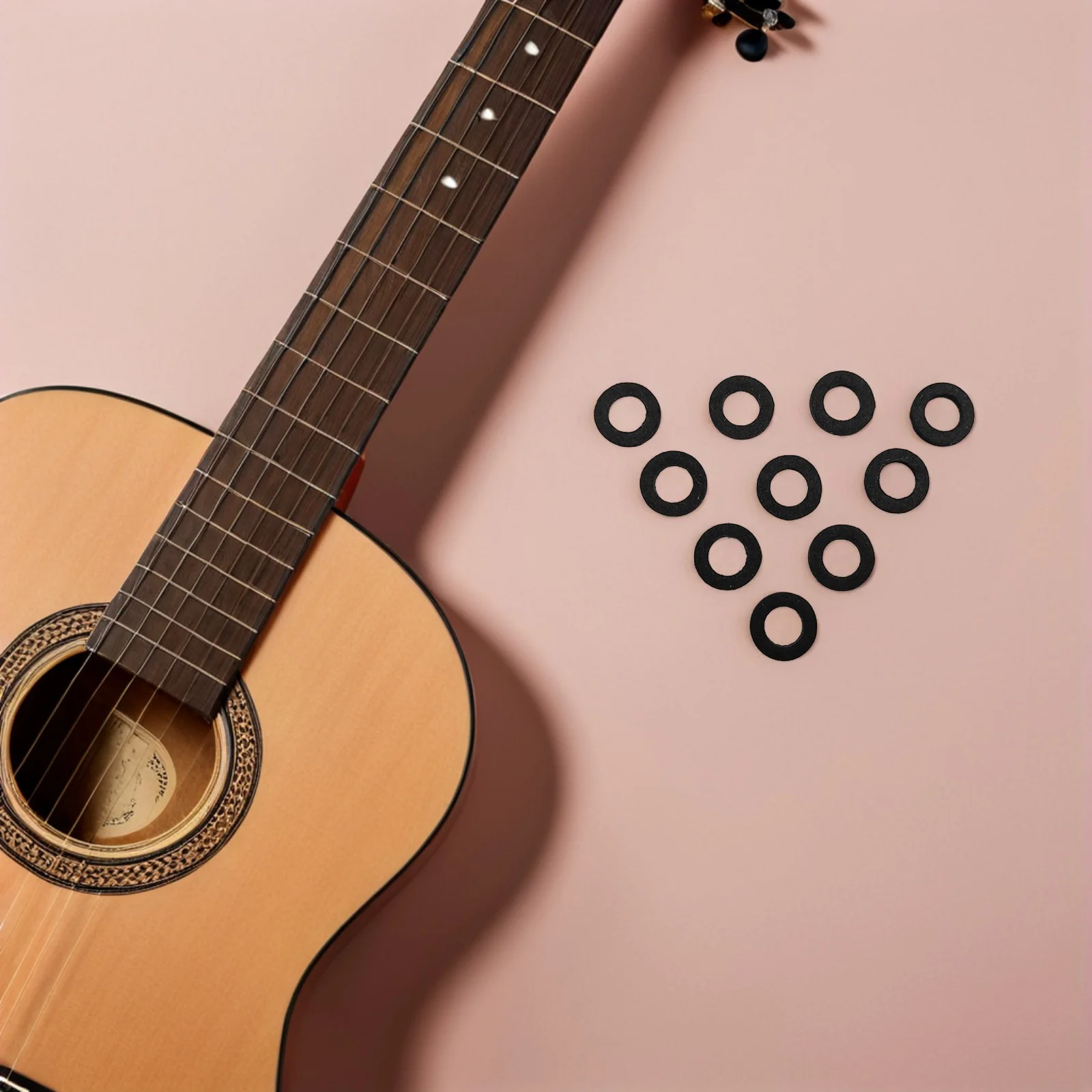 

30pcs Trumpet Felt Pads Universal Valve Washers For Long Short Trumpet Repair Replacement Instrument Accessories Black