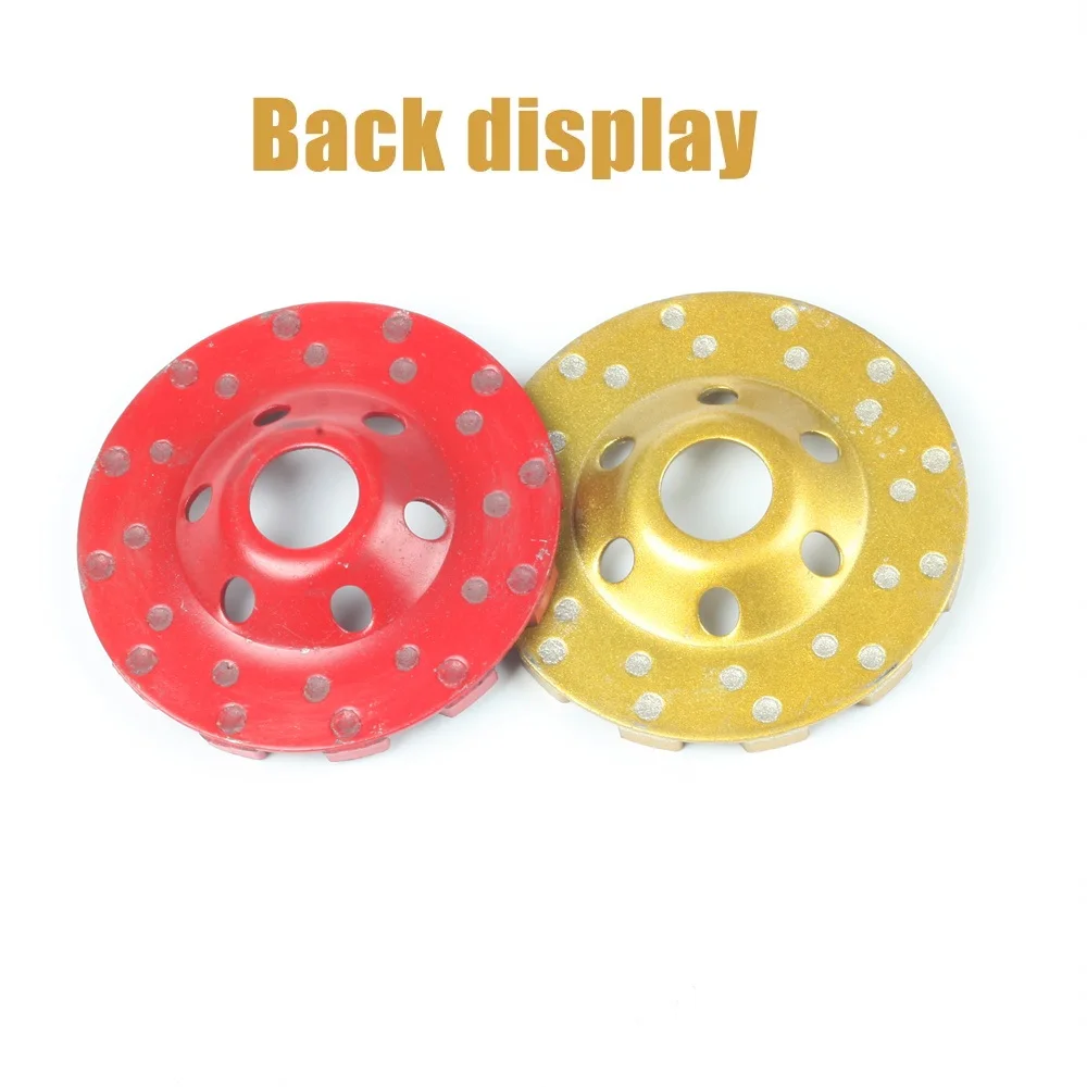 1/2pc Diamond Grinding Wood Carving Disc Wheel Disc Bowl Shape Grinding Cup Concrete Granite Stone Ceramic Cutting Disc Tool