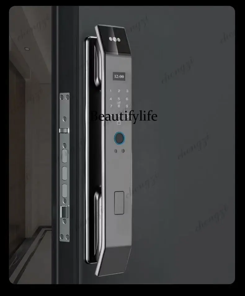 Facial recognition door lock, fingerprint C-class lock cylinder smart lock