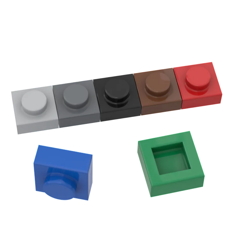 CLassic MOC 10PCS Puzzle Particle 3024 1x1 Building Blocks Dominant Color Board Light Board Bricks Accessories Idea Toy Kid Gift