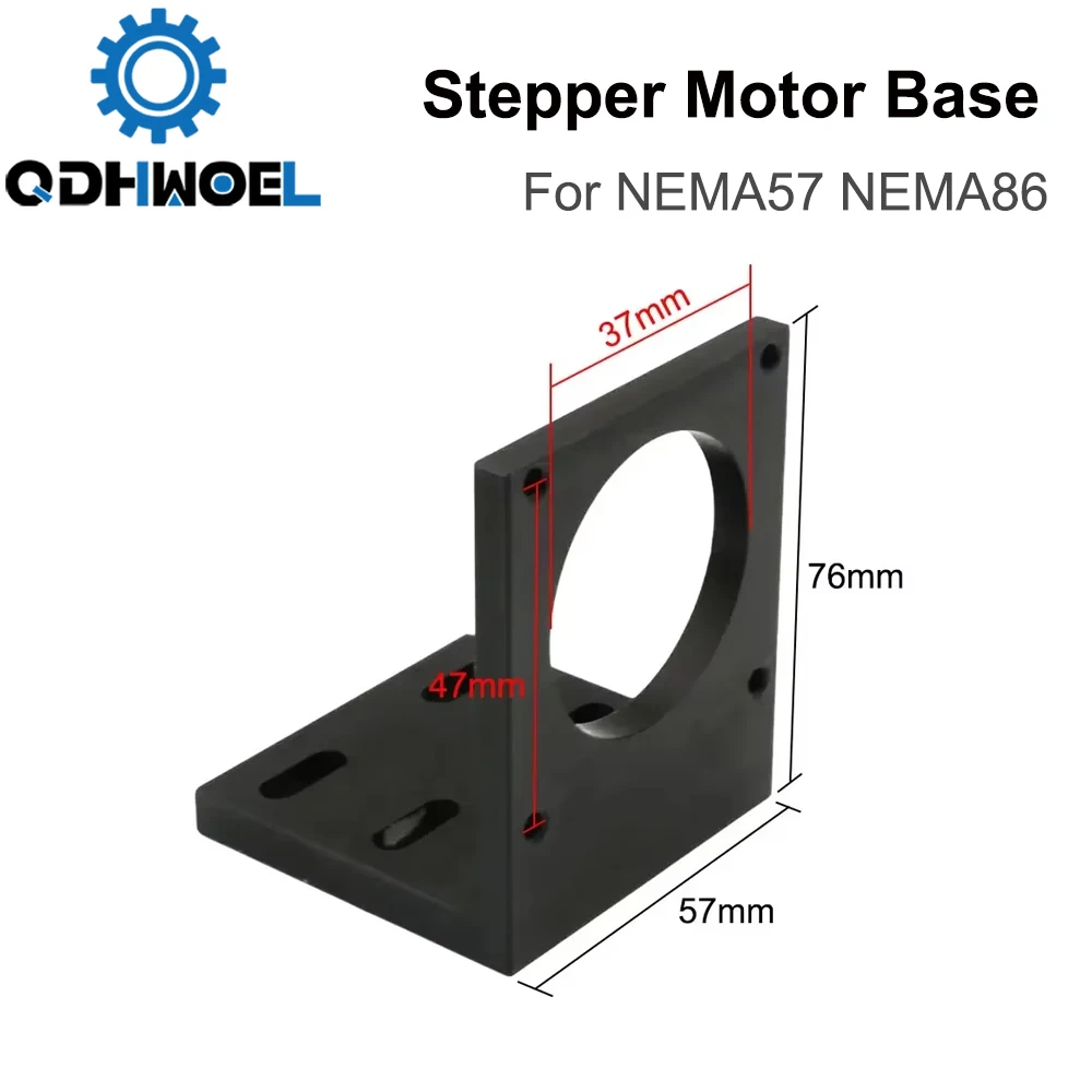 QDHWOEL Motor Base For  NEMA57 NEMA86 Stepper Motor Aluminum Fixed Seat Fastener mounting Bracket Support