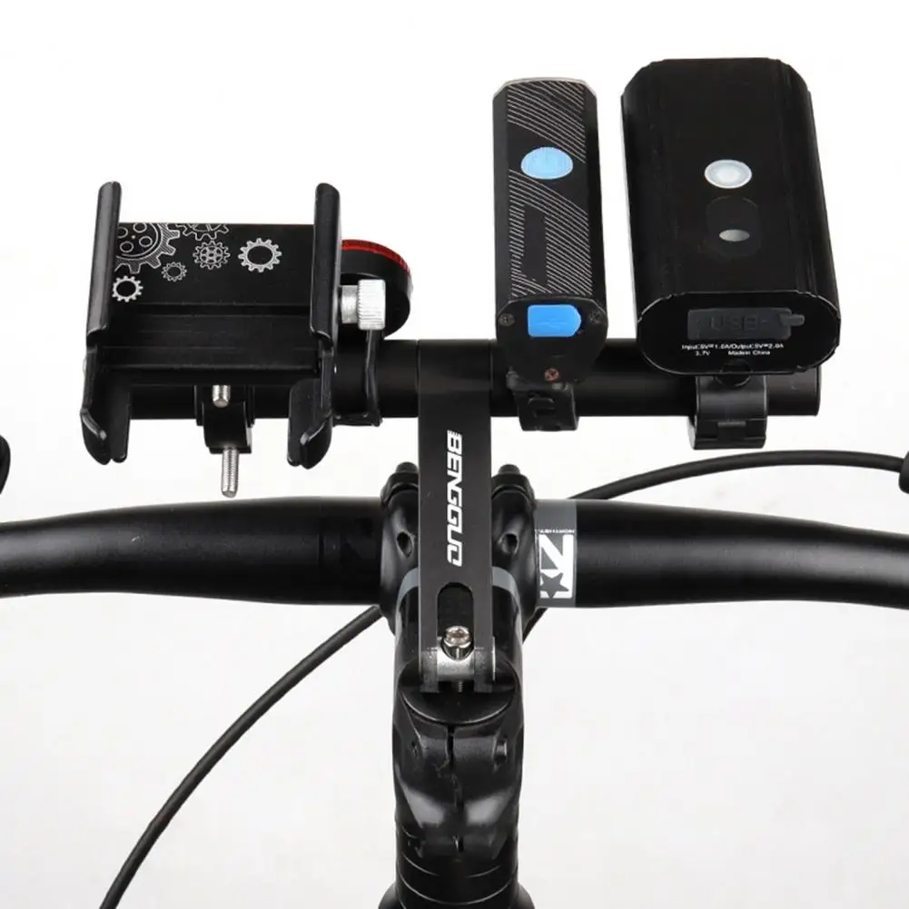 Aluminum Alloy Bicycle Handlebar Extender Quick Installation Extension Bracket for Handlebar 180-degree Adjustable Handlebar Cro