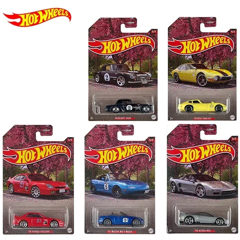 Original Hot Wheels Car Japanese Classic Diecast 1/64 Vehicles Mazda MX-5 Miata Toyota 2000GT Kids Boys Toys for Children Gift