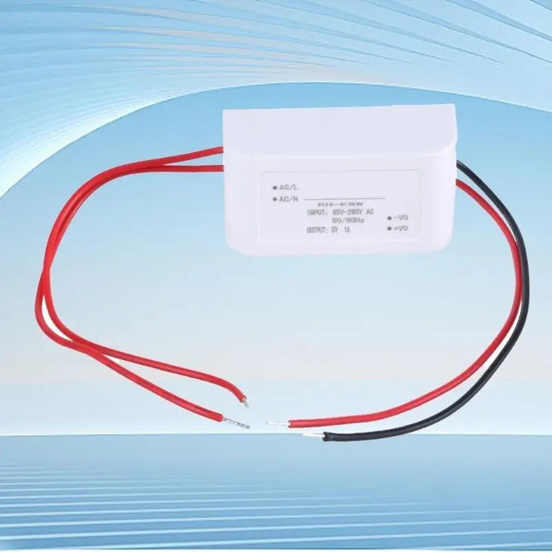 652F Voltages Converter AC85V-265V to DC5V1A Adapter for Monitors Equipment Fan Toy