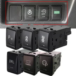 Car Audio DRL Radar P-Radar Automatic Parking Camera Switch Button with Wire for Nissan Teana Sylphy Qashqai X-TRAIL