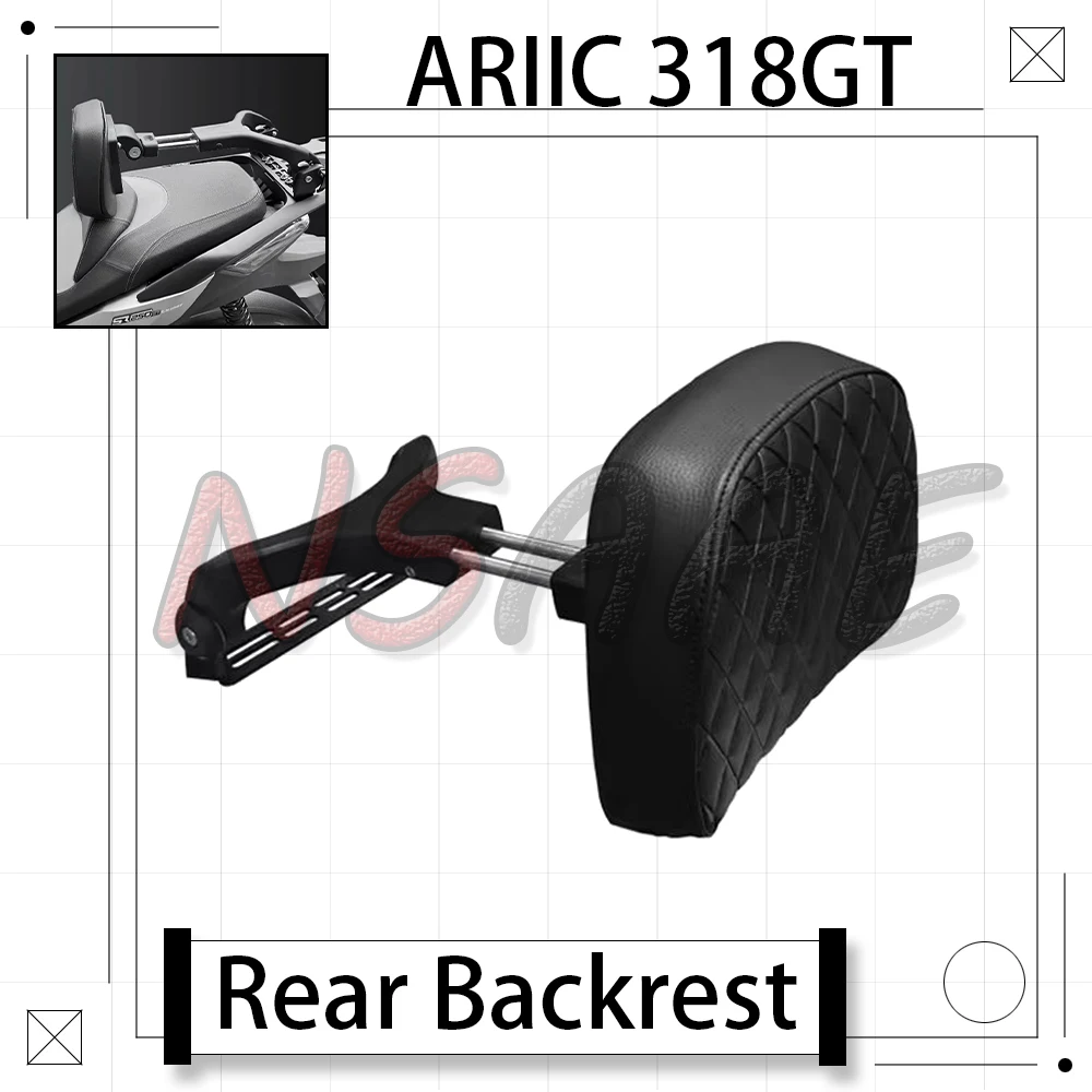 

Новинка для мотоцикла ARIIC 318GT 318 GT, складная выдвижная спинка, поясничная поддержка, алюминиевая спинка пассажира, задняя спинка