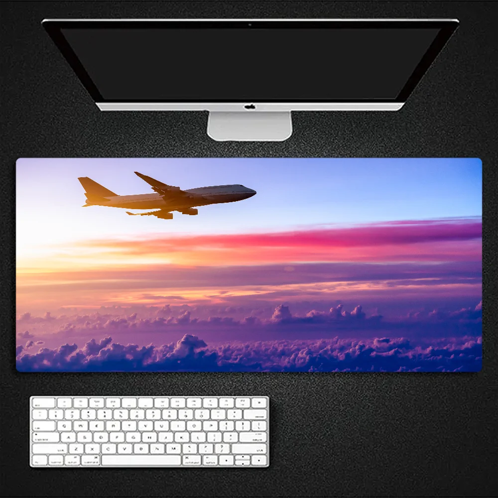 

airplane Mousepad Large game mouse pad game console