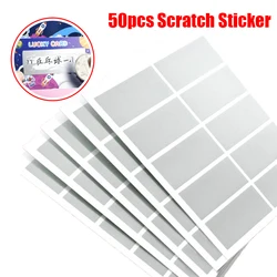 50pcs Scratch Off Labels Sticker for Party Activity Favors Stationery Sticker