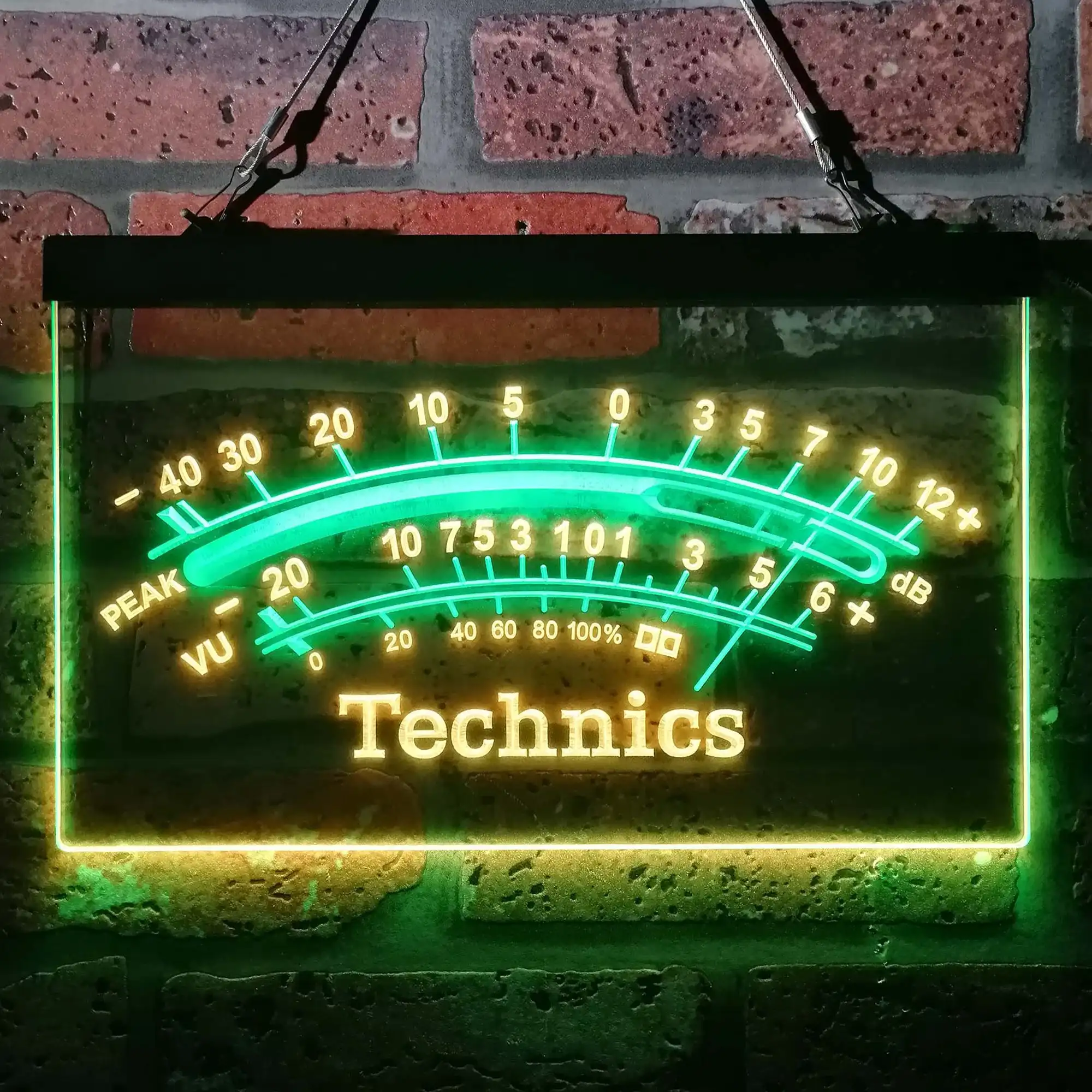 

Technics peak vu dB Neon LED Sign