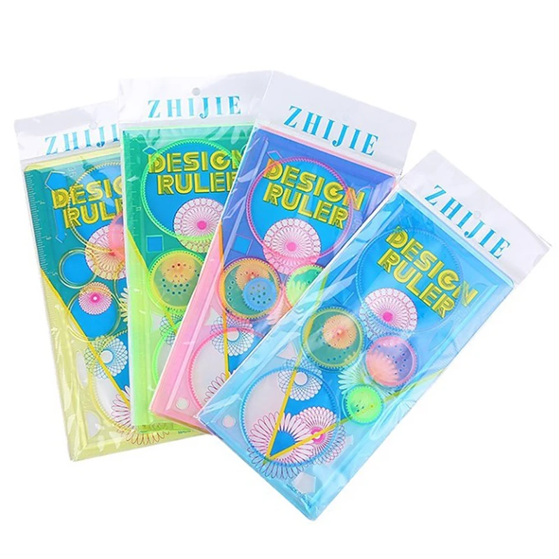 1pcs Geometric Ruler for Students Mathematics Drawing Drafting Tools Learning