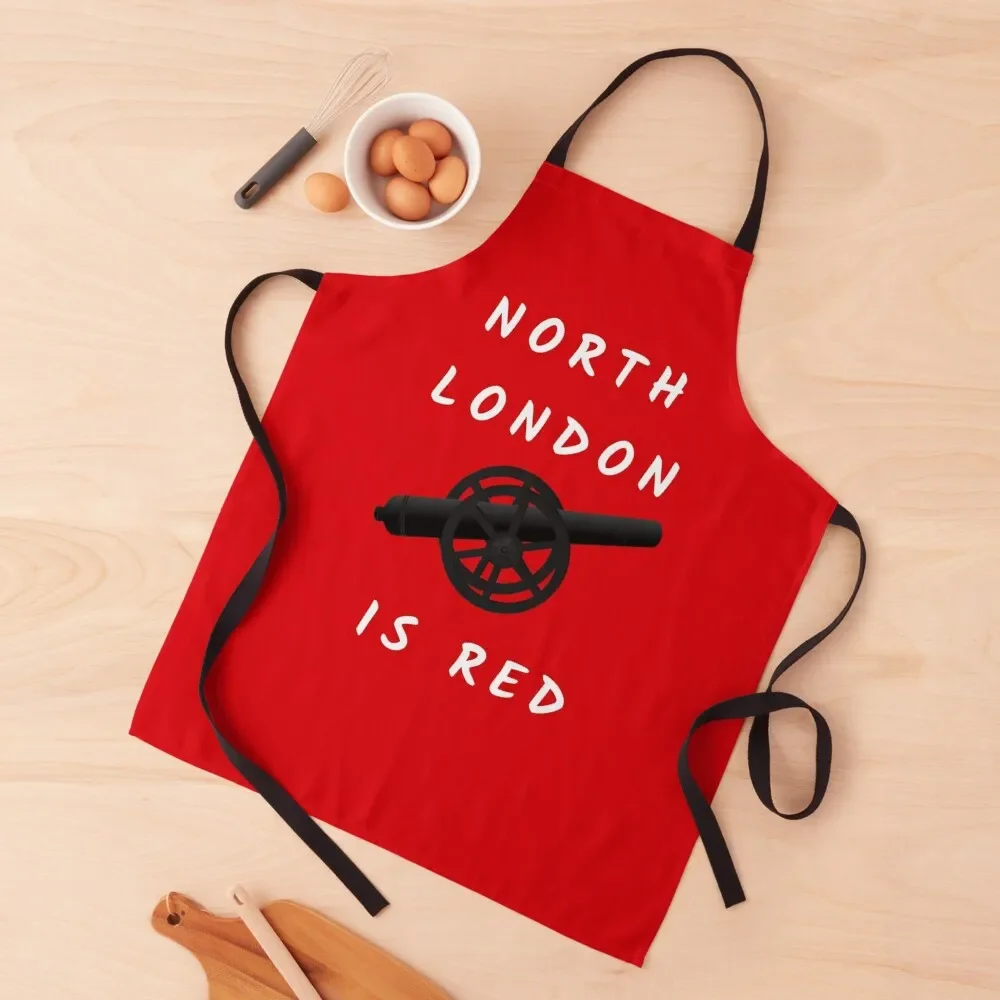 North London Is Red (Alternate White Text) Apron for kitchen useful Home Supplies Restaurant Apron