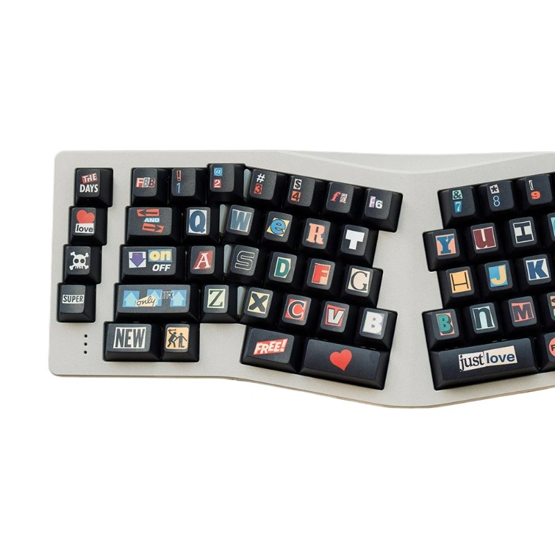 

original keycap, sticker sublimation PBT black custom mechanical keyboard magnetic axis